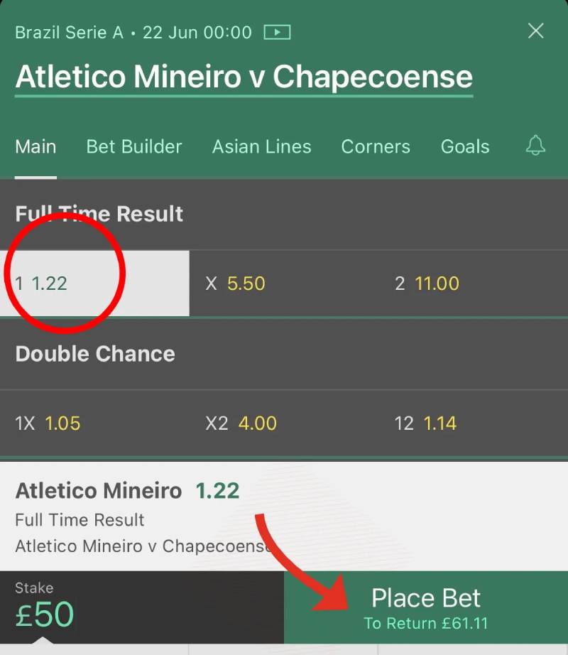 Hướng dẫn cách chơi kèo 1x2 chỉ vài bước